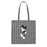 JDS - TOTE BAG Collection x Mickey Mouse Gingham Check Flat Tote Bag