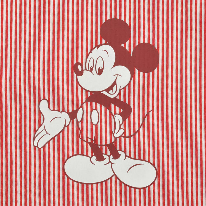 JDS - TOTE BAG Collection x Mickey Mouse Stripe Flat Tote Bag