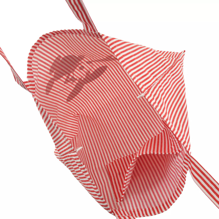 JDS - TOTE BAG Collection x Mickey Mouse Stripe Flat Tote Bag