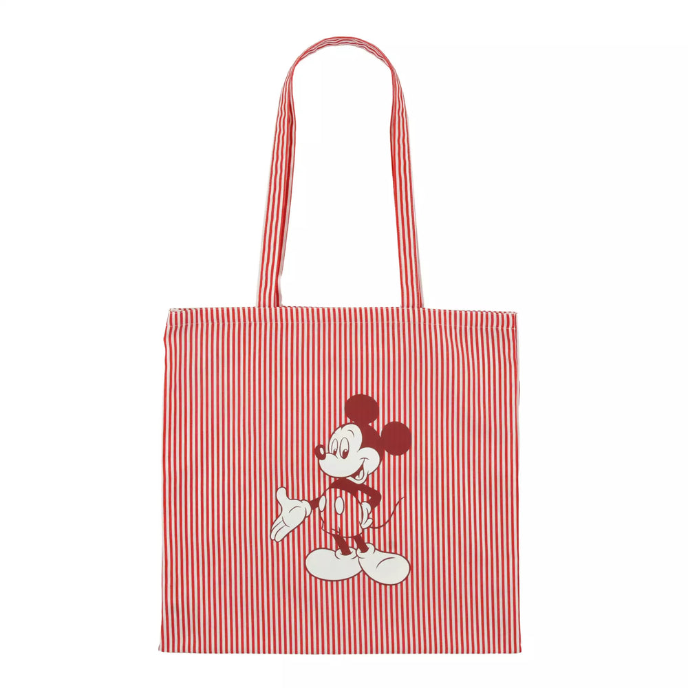 JDS - TOTE BAG Collection x Mickey Mouse Stripe Flat Tote Bag