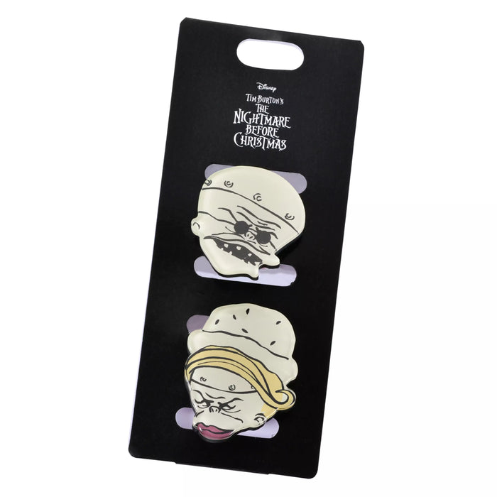 JDS -  2025 Tim Burton's The Nightmare Before Christmas x Dr. Finkelstein & Jewel "Die-Cut Face" Hair Ponytail Set  (Release Date: Sept 16, 2025)