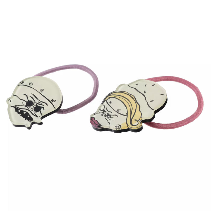 JDS -  2025 Tim Burton's The Nightmare Before Christmas x Dr. Finkelstein & Jewel "Die-Cut Face" Hair Ponytail Set  (Release Date: Sept 16, 2025)