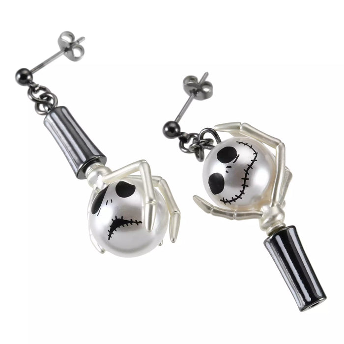 JDS -  2025 Tim Burton's The Nightmare Before Christmas x Jack Skellington Swing Asymmetrical Earrings (Release Date: Sept 16, 2025)