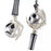 JDS -  2025 Tim Burton's The Nightmare Before Christmas x Jack Skellington Swing Asymmetrical Earrings (Release Date: Sept 16, 2025)