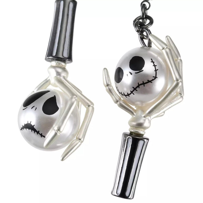 JDS -  2025 Tim Burton's The Nightmare Before Christmas x Jack Skellington Swing Asymmetrical Earrings (Release Date: Sept 16, 2025)