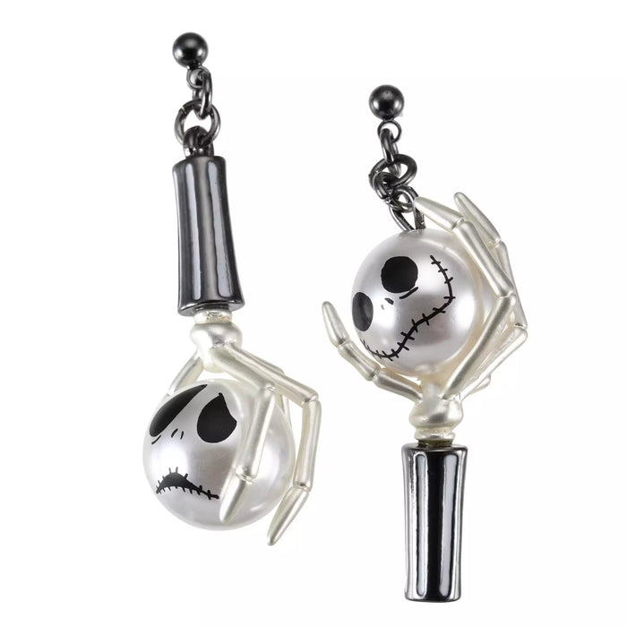 JDS -  2025 Tim Burton's The Nightmare Before Christmas x Jack Skellington Swing Asymmetrical Earrings (Release Date: Sept 16, 2025)