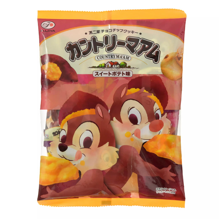 JDS - SWEET POTATO FLAVOR Collection x [Fujiya] Country Ma'am Chip & Dale Sweet Potato Chocolate Chip Cookies (Release Date: Aug 26, 2025)