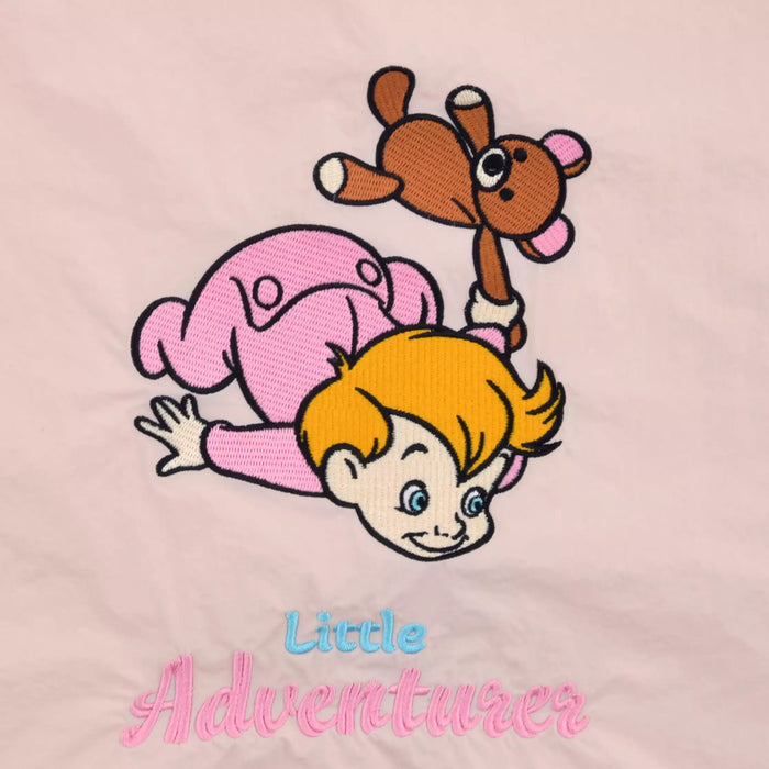 JDS - Michael & Michael Teddy Bear 2 Ways Embroidery Tote Bag