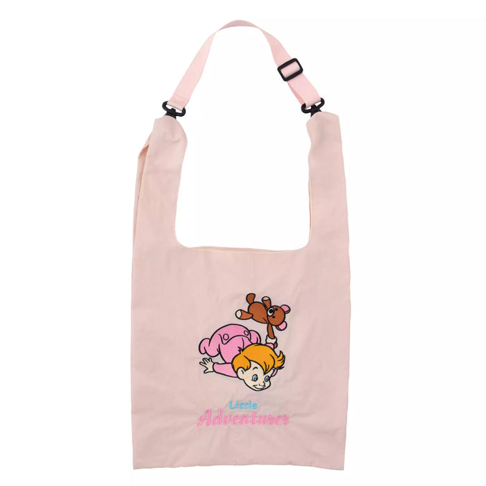 JDS - Michael & Michael Teddy Bear 2 Ways Embroidery Tote Bag