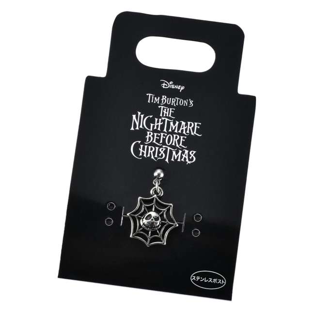 JDS -  2025 Tim Burton's The Nightmare Before Christmas x Jack Skellington Spider Web Earring (Single) (Release Date: Sept 16, 2025)