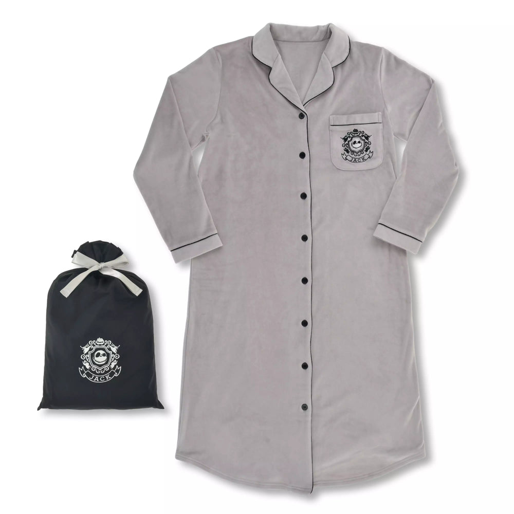 JDS -  2025 Tim Burton's The Nightmare Before Christmas x Jack Skellington & Zero Long Sleeve Dress with Drawstring Bag, Hotel Like (Release Date: Sept 16, 2025)