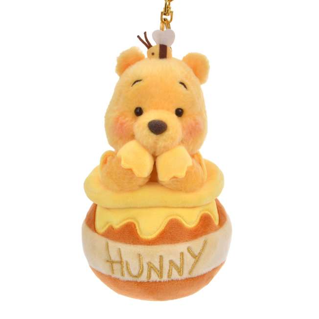 JDS - [Limited to some Disney Store locations] Honey Day 2025 x Winnie the Pooh in Honey Pot Plush Keychain (Release Date: Jul 29, 2025)