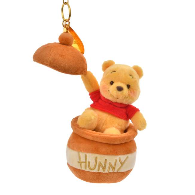 JDS - [Disney Store.jp exclusive] Honey Day 2025 x Winnie the Pooh "Coming out from Honey Pot" Plush Keychain (Release Date: Jul 29, 2025)