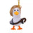 JDS - MY PAL OLAF Collection x Seagull Plush Keychain (Release Date: Aug 12, 2025)