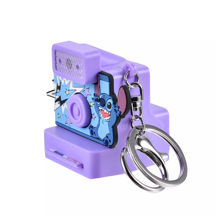 JDS - Key Chain Fes x Stitch & Angel "Sound & Light Up" Camera Shaped Keychain (Release Date: Jun 24, 2025)