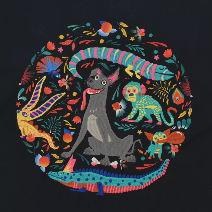 JDS -  Disney & Pixar's "Coco"Movie Merchandise 2025 x Dante Embroidered Short Sleeve Shirt for Adults (Release Date: Aug 19, 2025)