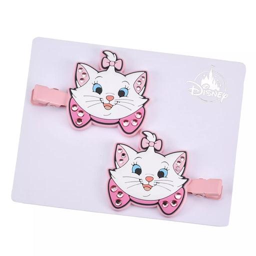JDS - MAEGAMI Hair Zakka x Marie The Aristocats Hair Clip Set, Colored Clips, Sparkly