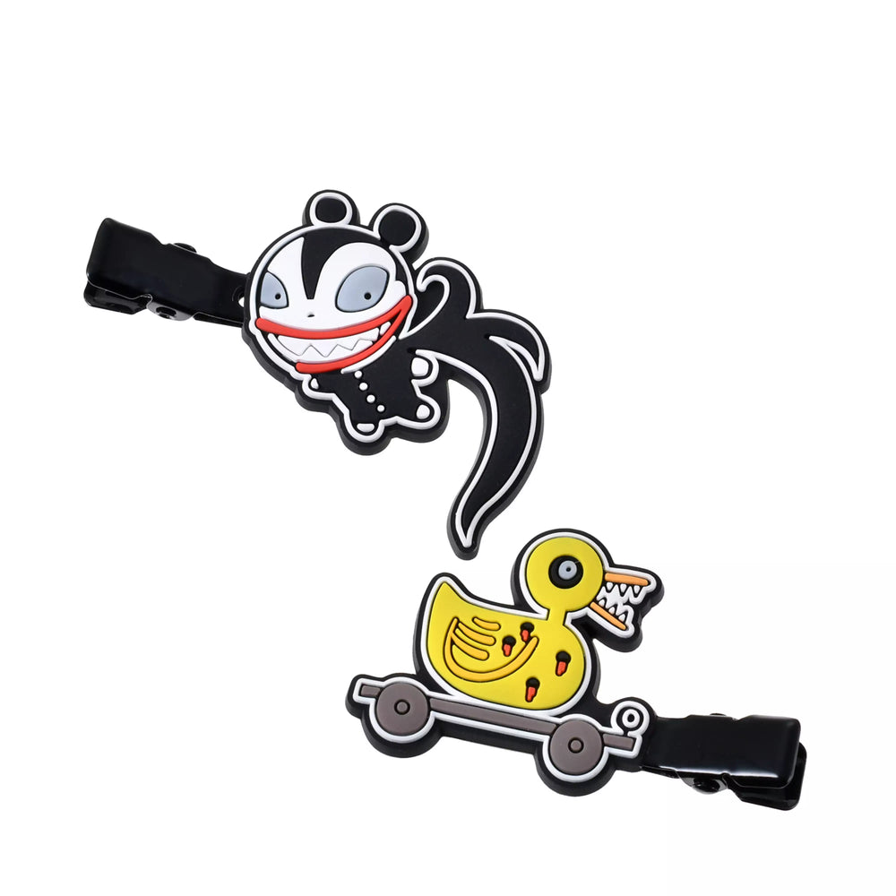 JDS -  2025 Tim Burton's The Nightmare Before Christmas x Vampire Teddy & Killer Duck Hair Clip Set, Glow-in-the-Dark MAEGAMI (Release Date: Sept 16, 2025)