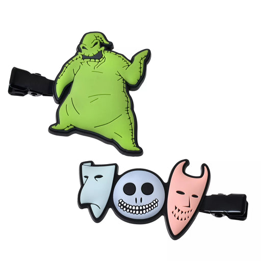 JDS -  2025 Tim Burton's The Nightmare Before Christmas x Oogie Boogie Hair Clip Set Glow-in-the-Dark MAEGAMI (Release Date: Sept 16, 2025)