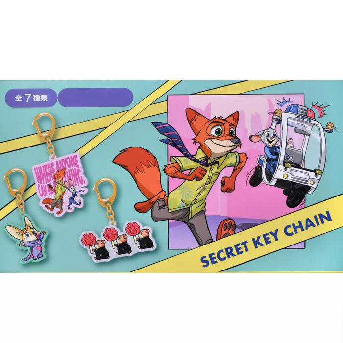 JDS - Zootopia Comic Style x Zootopia Secret Keychain (Release Date: Aug 5, 2025)
