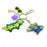 JDS - Key Chain Fes x Little Green Men/Alien "Jingling Sunglasses" Key Holder/ Keychain (Release Date: Jun 24, 2025)