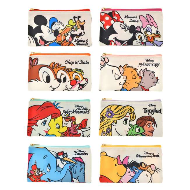 JDS - Disney Character Secret Pouch Flat Lineup (Release Date: July 29, 2025)