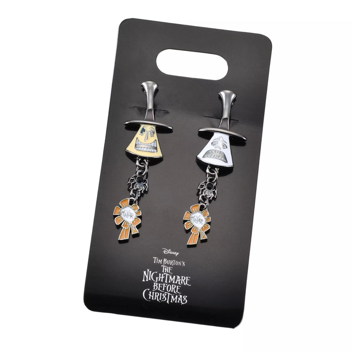 JDS -  2025 Tim Burton's The Nightmare Before Christmas x Mayor's Swing Asymmetrical Earrings (Release Date: Sept 16, 2025)