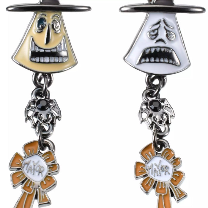 JDS -  2025 Tim Burton's The Nightmare Before Christmas x Mayor's Swing Asymmetrical Earrings (Release Date: Sept 16, 2025)