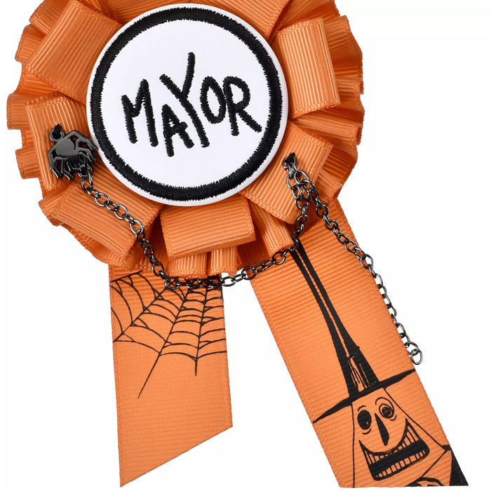 JDS -  2025 Tim Burton's The Nightmare Before Christmas x Mayor Brooch Chain Rosette (Release Date: Sept 16, 2025)