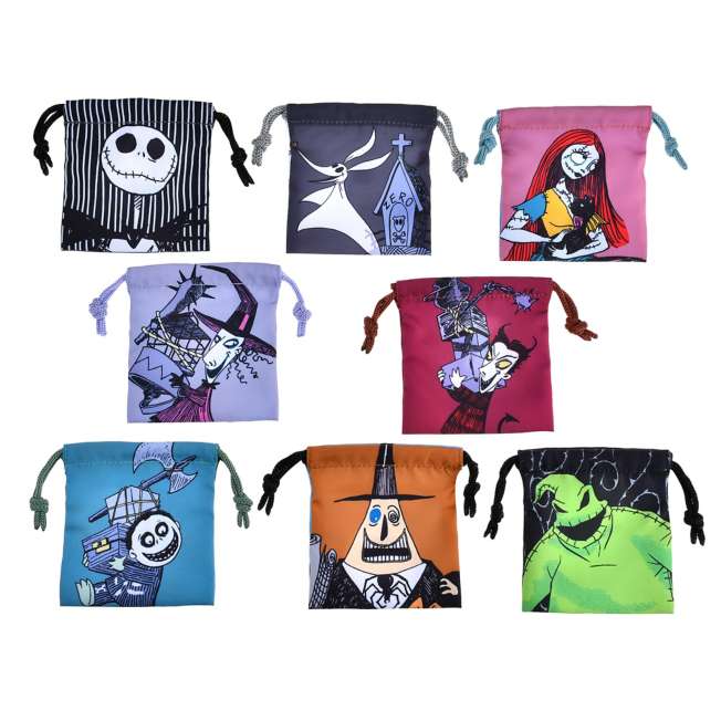 JDS -  2025 Tim Burton's The Nightmare Before Christmas x Tim Burton's The Nightmare Before Christmas Secret Drawstring Pouch (Release Date: Sept 16, 2025)