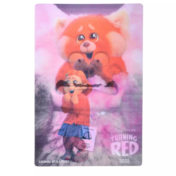 JDS - Mei & Red Panda Mei "Growing up is a beast" Lenticular Post Card