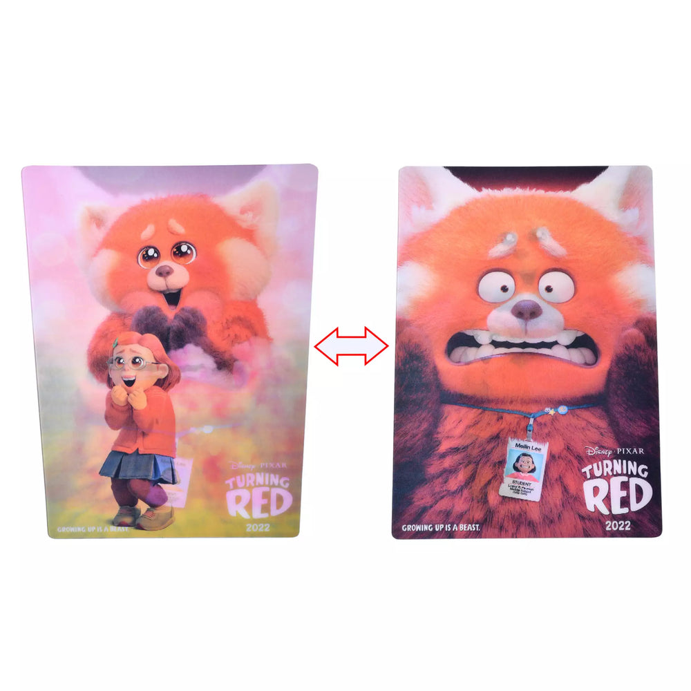 JDS - Mei & Red Panda Mei "Growing up is a beast" Lenticular Post Card