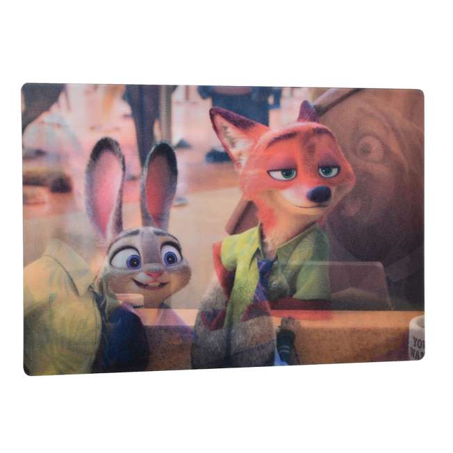 JDS - Judy Hopps & Nick Wilde Flash "Flash, flash, dash!" Lenticular Post Card