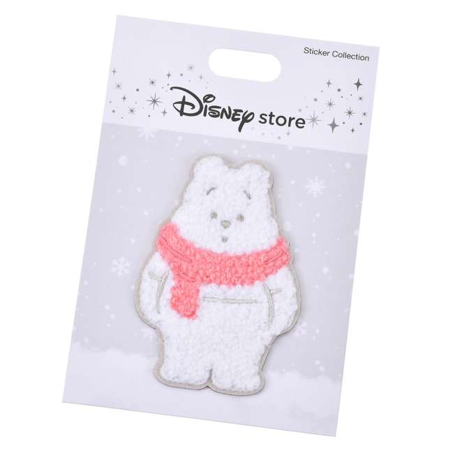 JDS - 2025 White Pooh Collection x Winnie the Pooh Die-Cut, Embroidered Sticker (Release Date: Nov 11, 2025)