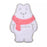 JDS - 2025 White Pooh Collection x Winnie the Pooh Die-Cut, Embroidered Sticker (Release Date: Nov 11, 2025)