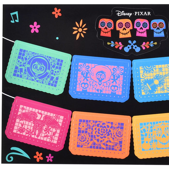 JDS -  Disney & Pixar's "Coco"Movie Merchandise 2025 x Remember Me Stickers Papel Picado Style Sticker (Release Date: Aug 19, 2025)