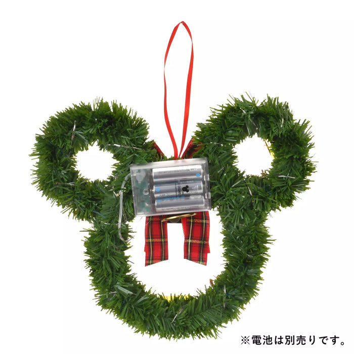 JDS -  2025 Disney Christmas Mickey & Friends x Mickey & Minnie Mouse Light Up Wreath (Release Date: Nov 4, 2025)