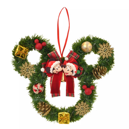JDS -  2025 Disney Christmas Mickey & Friends x Mickey & Minnie Mouse Light Up Wreath (Release Date: Nov 4, 2025)