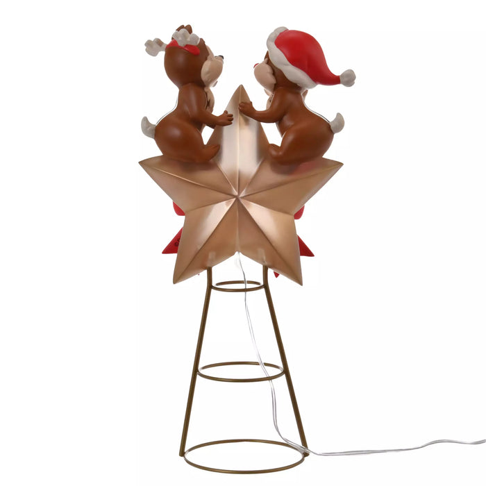 JDS -  2025 Disney Christmas Mickey & Friends x Chip & Dale Light Up Tree Topper (Release Date: Nov 4, 2025)