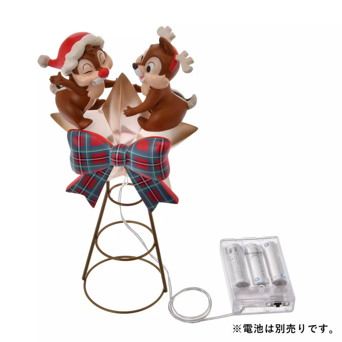 JDS -  2025 Disney Christmas Mickey & Friends x Chip & Dale Light Up Tree Topper (Release Date: Nov 4, 2025)