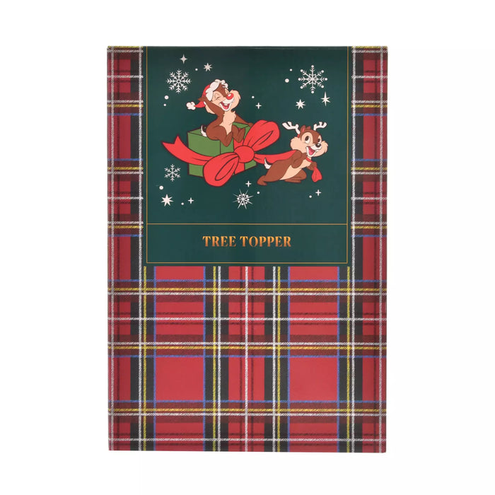 JDS -  2025 Disney Christmas Mickey & Friends x Chip & Dale Light Up Tree Topper (Release Date: Nov 4, 2025)