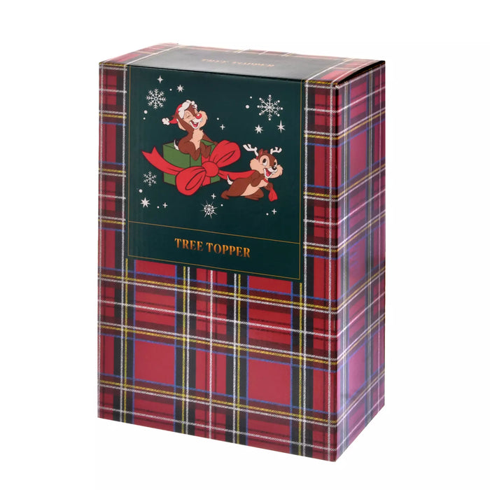 JDS -  2025 Disney Christmas Mickey & Friends x Chip & Dale Light Up Tree Topper (Release Date: Nov 4, 2025)