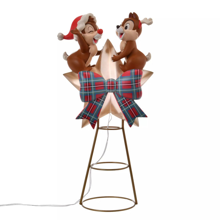 JDS -  2025 Disney Christmas Mickey & Friends x Chip & Dale Light Up Tree Topper (Release Date: Nov 4, 2025)