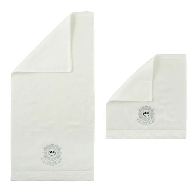JDS -  2025 Tim Burton's The Nightmare Before Christmas x Jack Skellington & Zero Hand Towel and Face Towel Set Hotel like (Release Date: Sept 16, 2025)