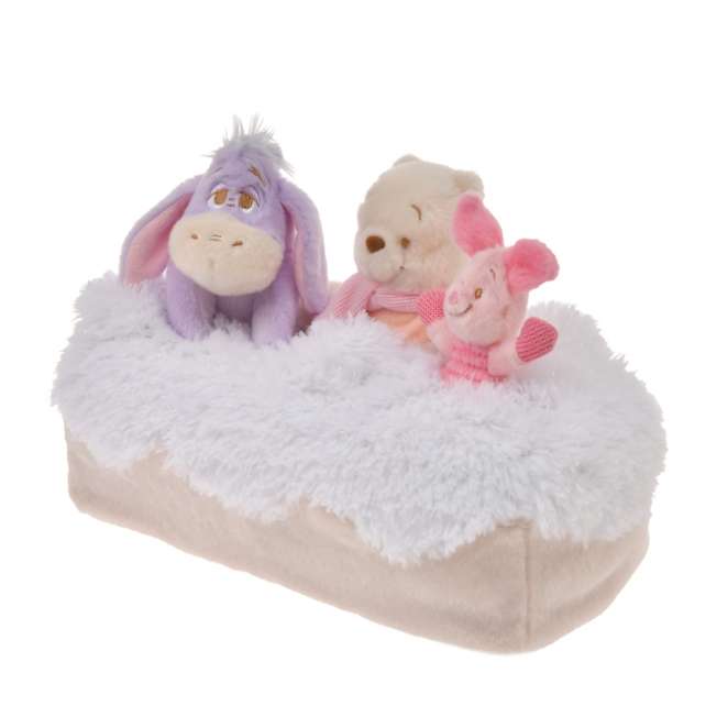 JDS - 2025 White Pooh Collection x Winnie the Pooh, Piglet, and Eeyore Fluffy Tissue Box Cover (Release Date: Nov 11, 2025)