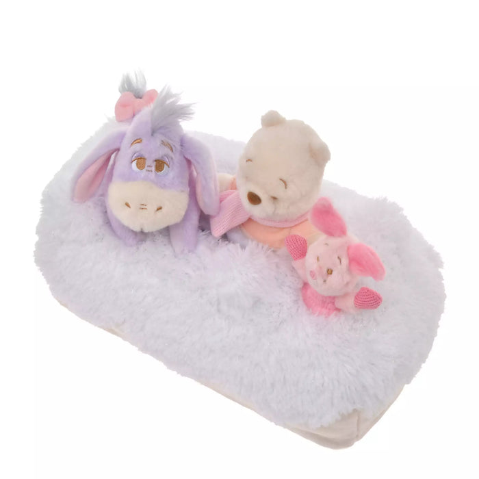 JDS - 2025 White Pooh Collection x Winnie the Pooh, Piglet, and Eeyore Fluffy Tissue Box Cover (Release Date: Nov 11, 2025)
