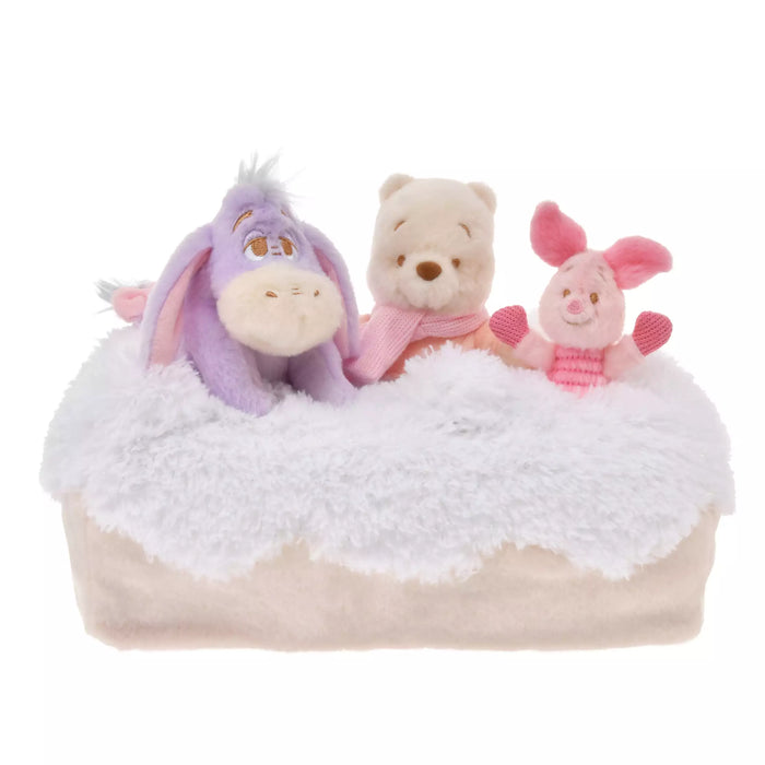 JDS - 2025 White Pooh Collection x Winnie the Pooh, Piglet, and Eeyore Fluffy Tissue Box Cover (Release Date: Nov 11, 2025)