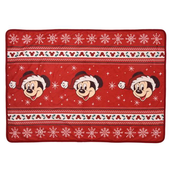 JDS -  2025 Disney Christmas Mickey & Friends x Mickey Mouse 2 Ways Blanket & Cushion (Release Date: Nov 4, 2025)