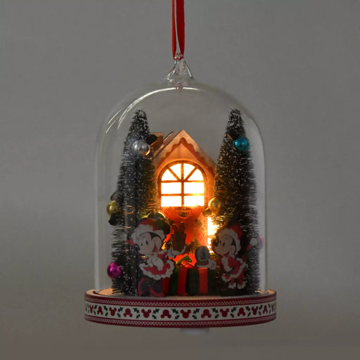 JDS -  2025 Disney Christmas Mickey & Friends x Mickey & Minnie Ornament Light-Up Dome (Release Date: Nov 4, 2025)
