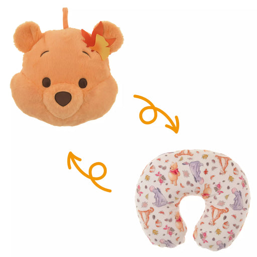 JDS - Winnie the Pooh & Friends Momiji 2WAY Neck Pillow (Release Date: Sept 23, 2025)